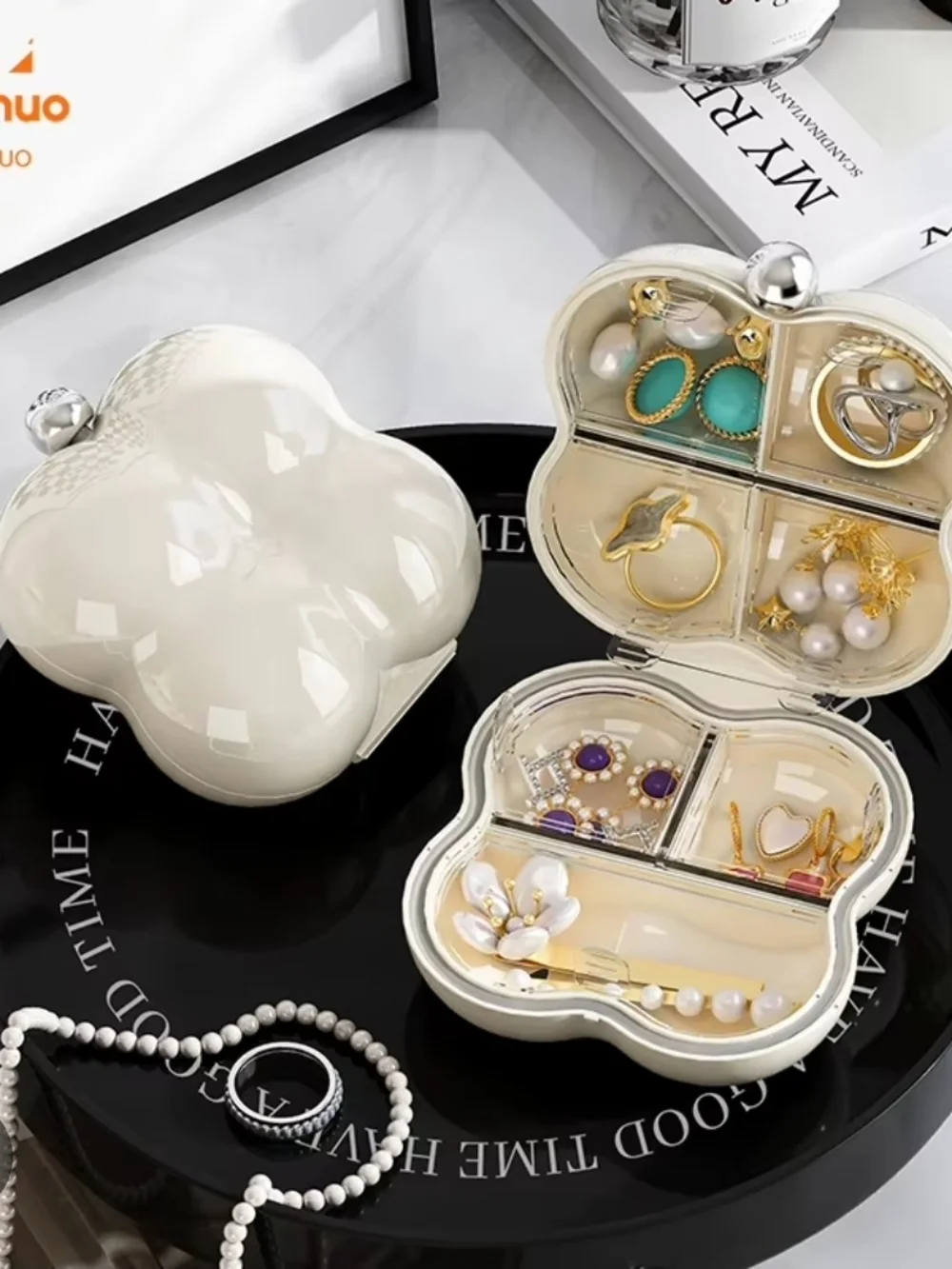 Cloud-Shaped or Bubble-Style Portable Mini Storage Box BNIB